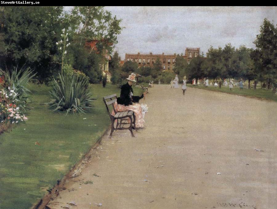 William Merritt Chase The view of park